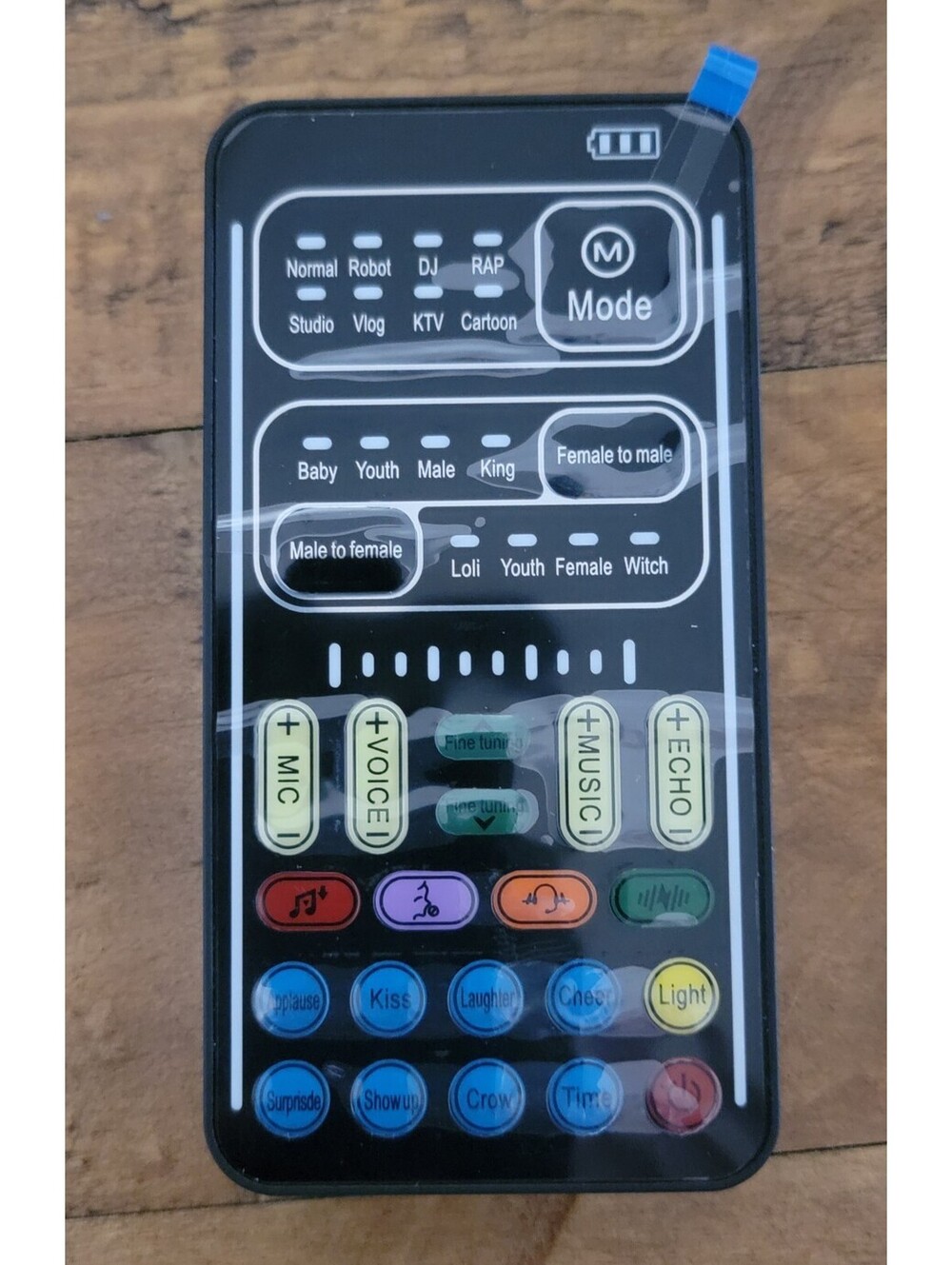 I9 Voice Changer Set, Mini Live Broadcast Voice Disguiser, Handheld Microphone 8